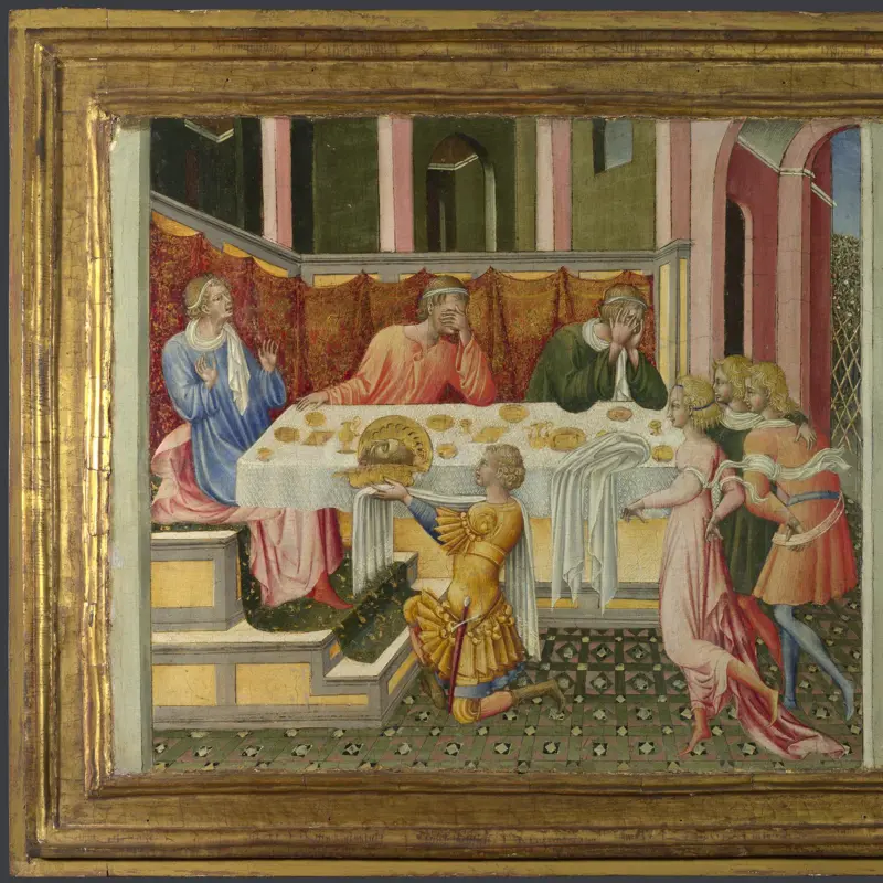 The Head of John the Baptist brought to Herod