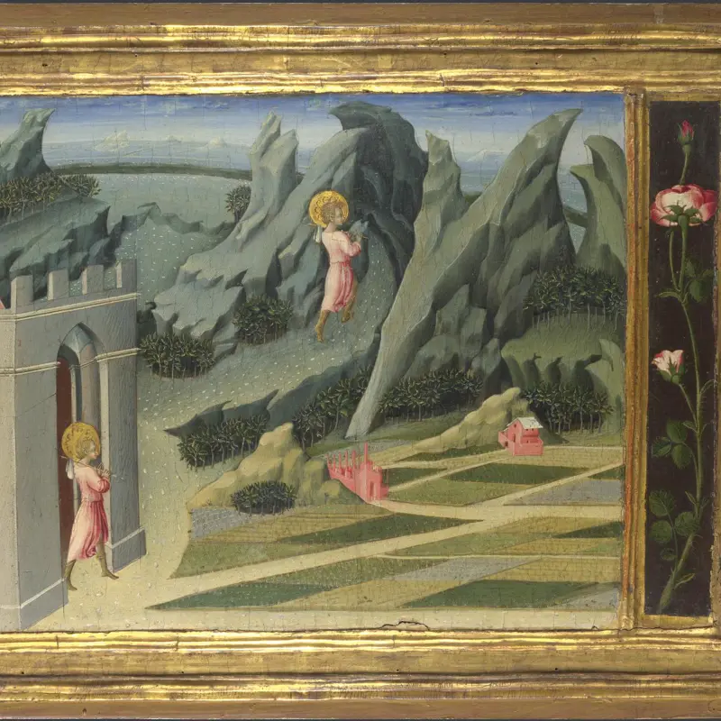 Saint John the Baptist retiring to the Desert