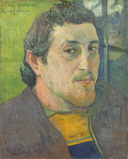 Paul Gauguin, 'Self-Portrait Dedicated to Carrière', 1888 or 1889; National Gallery of Art, Washington, DC; Collection of Mr. and Mrs. Paul Mellon (1985.64.20);  Image courtesy of the Board of Trustees, National Gallery of Art, Washington, DC. 