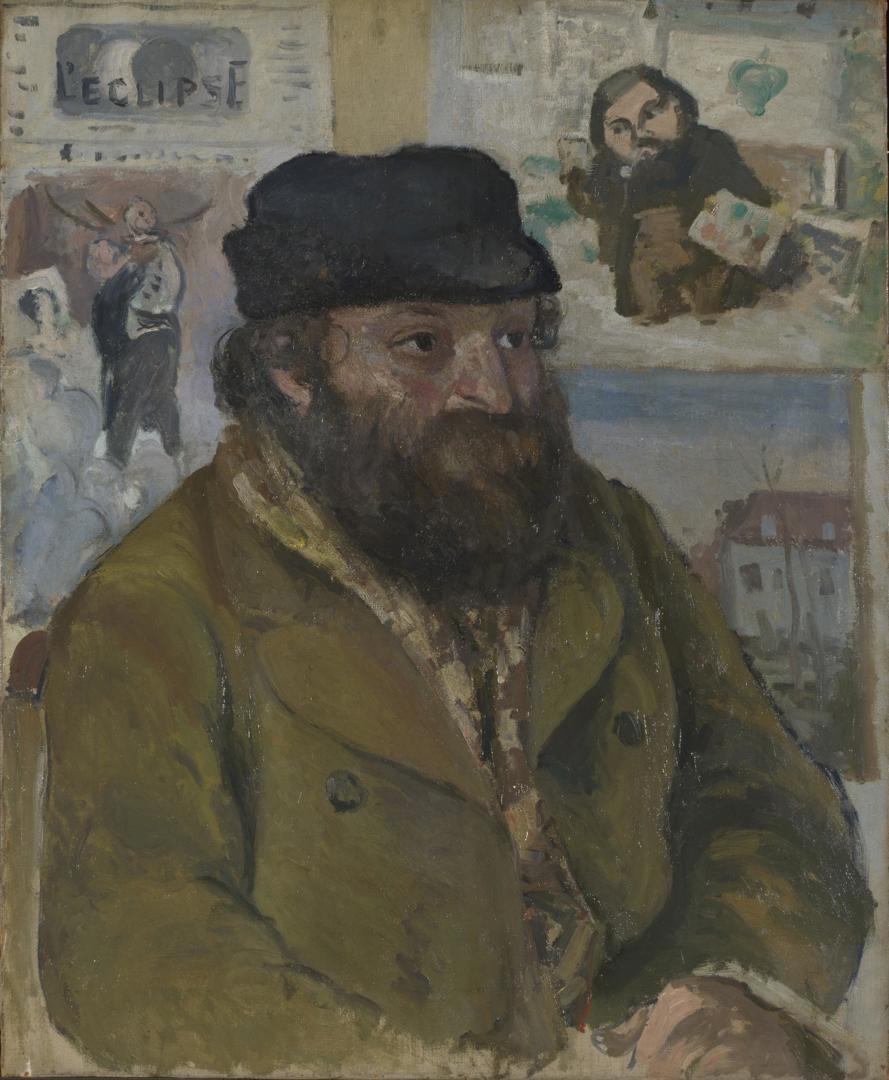 Portrait of Cezanne by Camille Pissarro