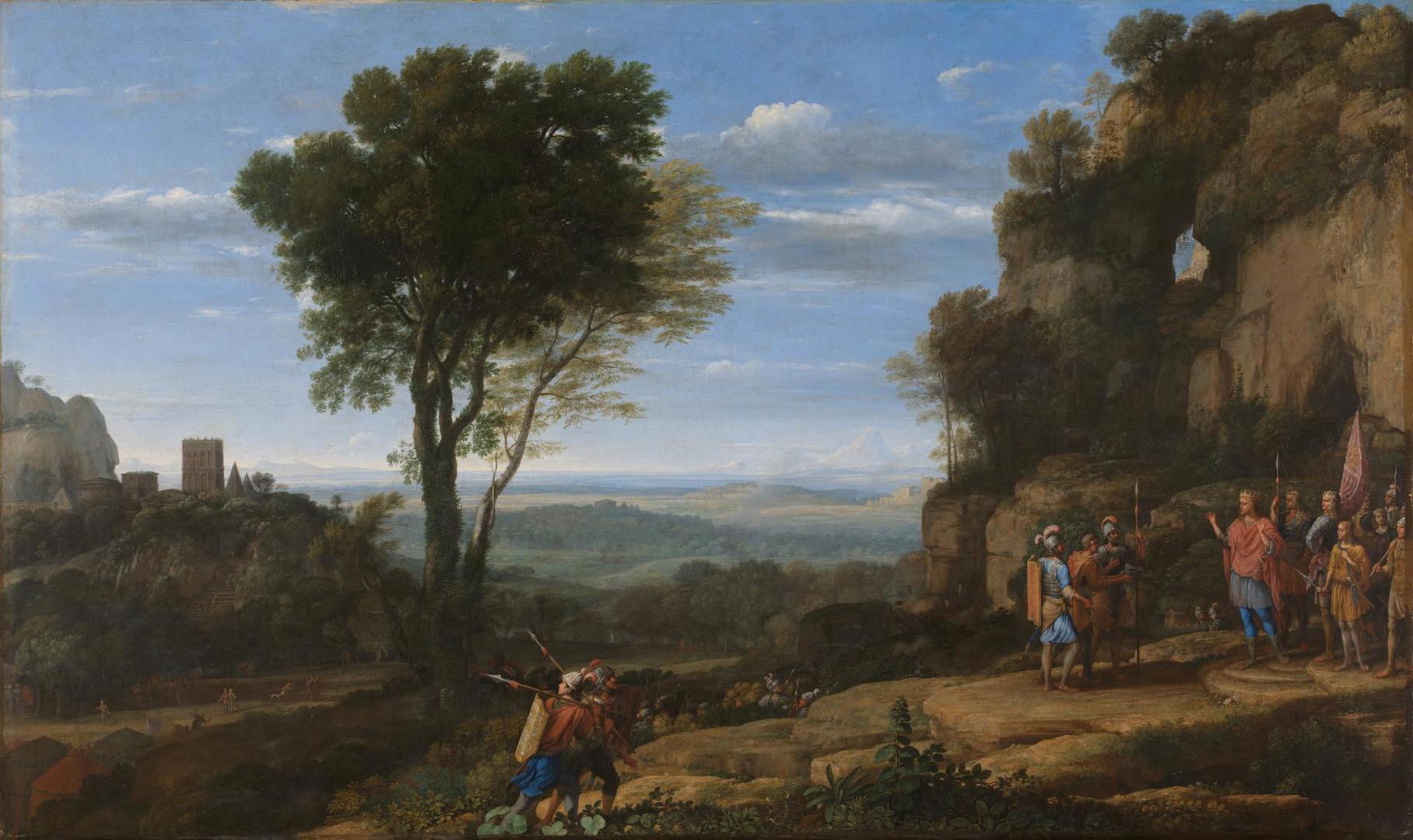 Landscape with David at the Cave of Adullam by Claude