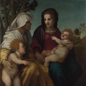 The Madonna and Child, Saint Elizabeth and the Baptist