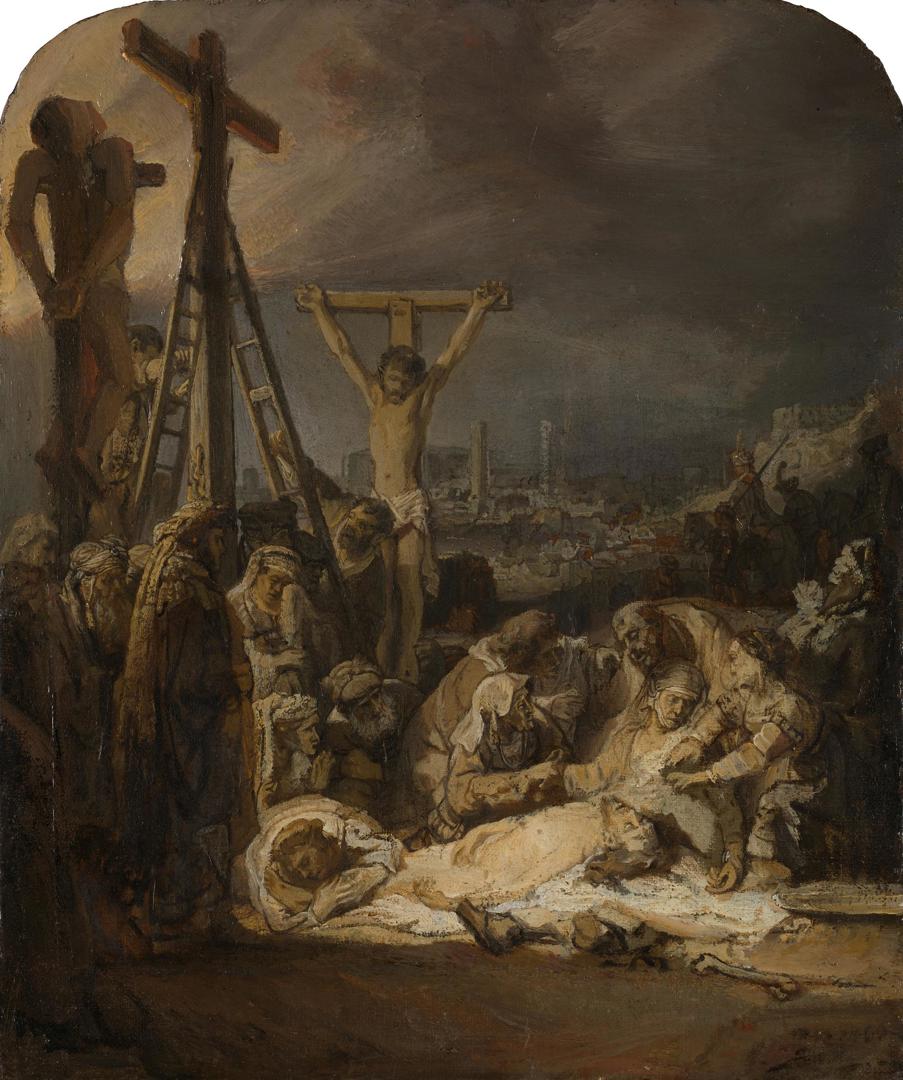 The Lamentation over the Dead Christ by Rembrandt