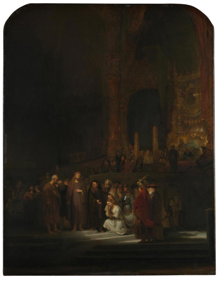 The Woman taken in Adultery by Rembrandt