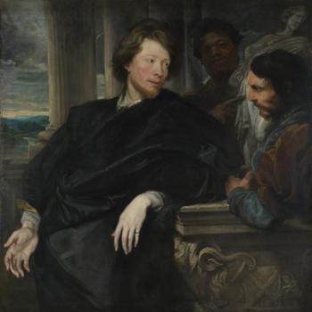 Portrait of George Gage with Two Attendants