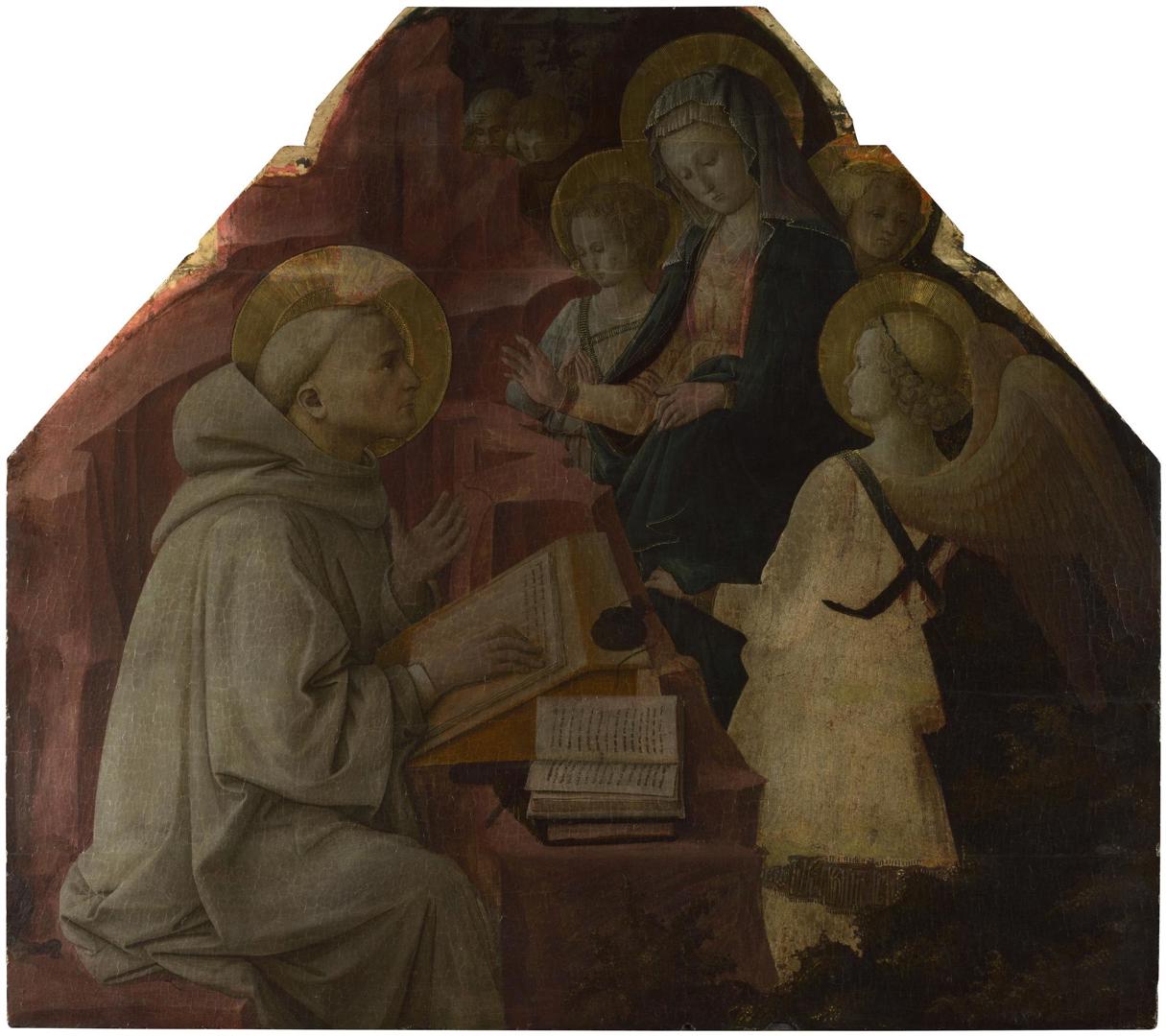 Saint Bernard's Vision of the Virgin by Fra Filippo Lippi