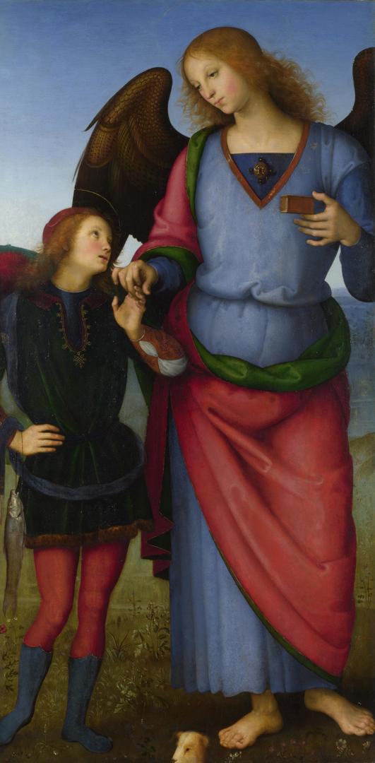 The Archangel Raphael with Tobias by Pietro Perugino