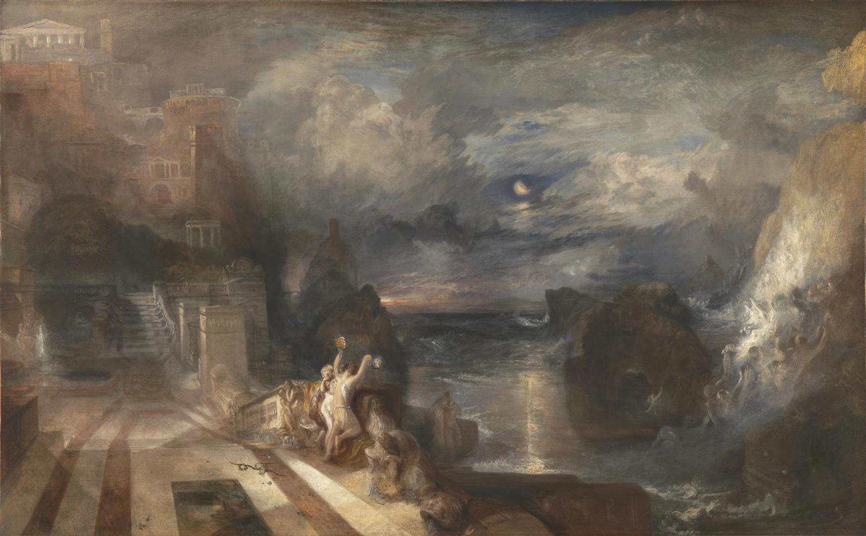 The Parting of Hero and Leander by Joseph Mallord William Turner