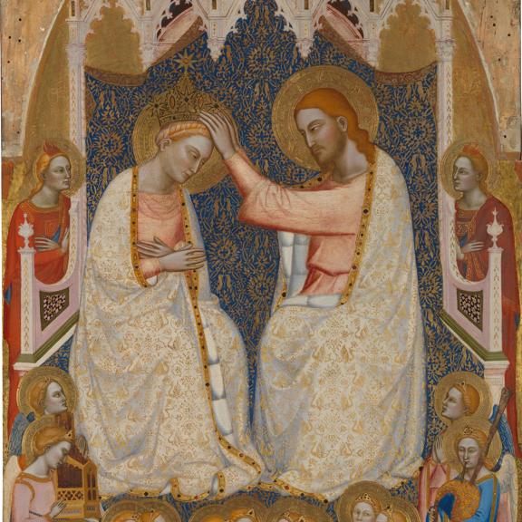 The Coronation of the Virgin: Central Main Tier Panel