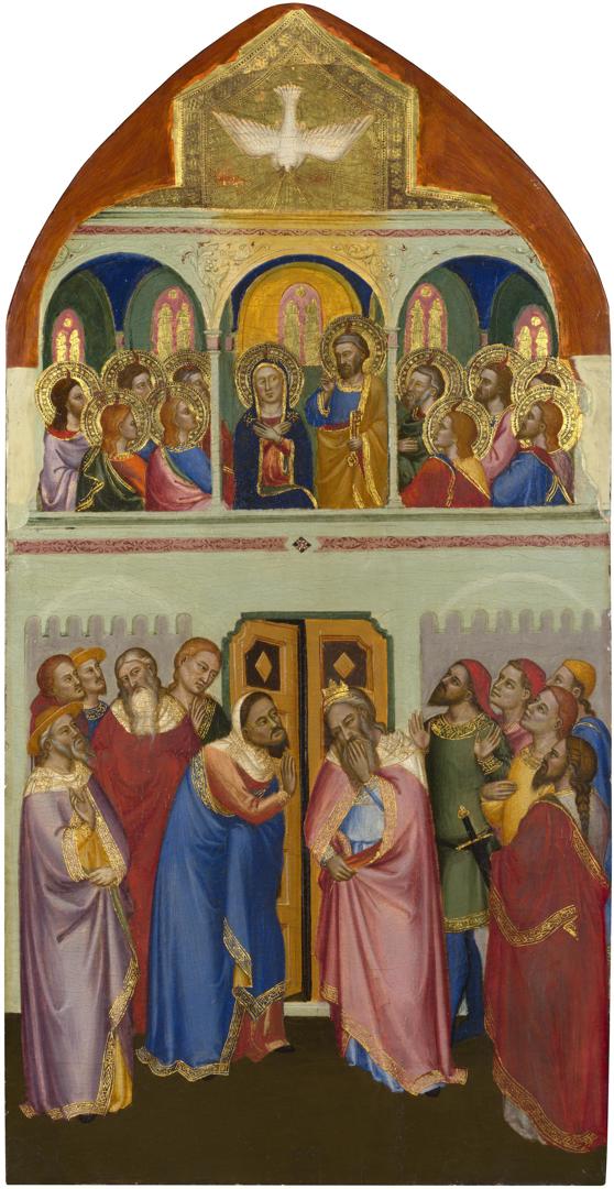 Pentecost: Upper Tier Panel by Jacopo di Cione and workshop