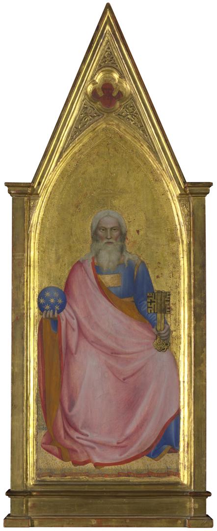 The Apocalyptic Christ (Son of Man): Central Pinnacle Panel by Giovanni da Milano