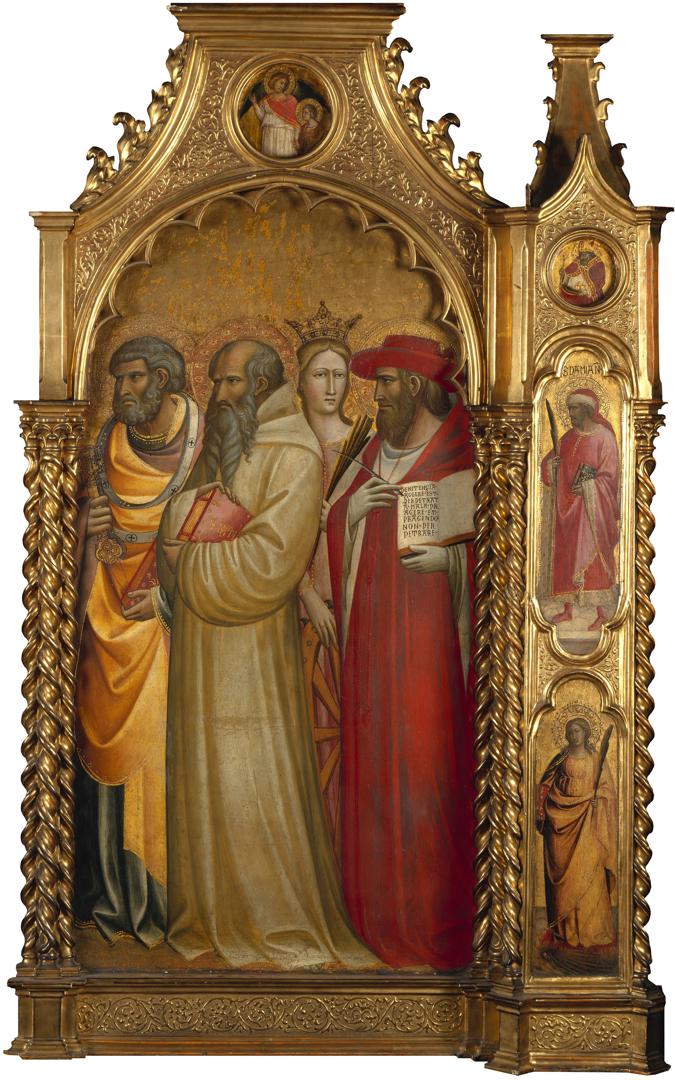 Saints Peter, Romuald, Catherine and Jerome by Giovanni dal Ponte