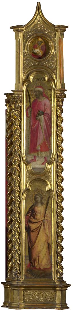 Saints Nicholas, Damian and Margaret: Right Pilaster by Giovanni dal Ponte