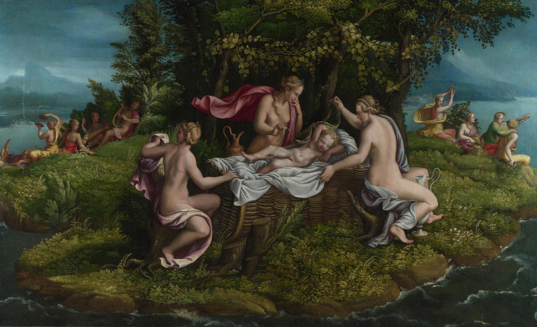 The Infancy of Jupiter by Workshop of Giulio Romano
