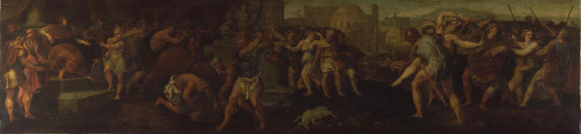 The Rape of the Sabines by Giulio Licinio