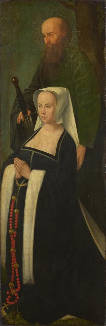 Saint Paul and a Donatrix by Followers of Gerard David