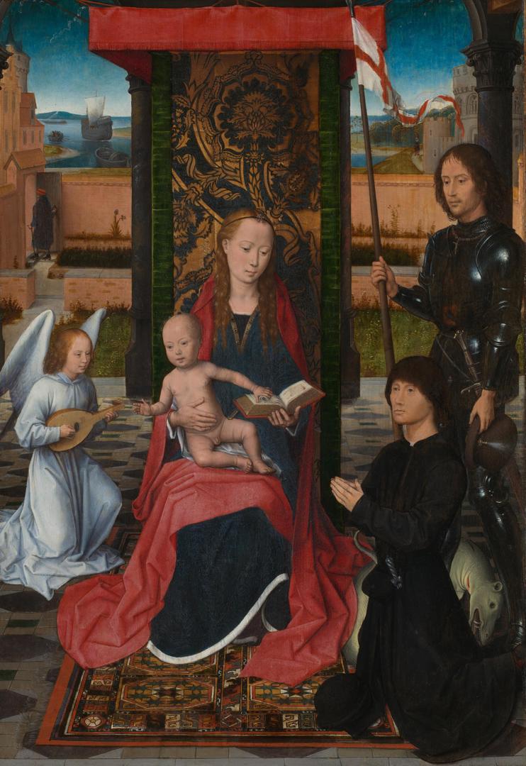 The Virgin and Child with an Angel by Hans Memling