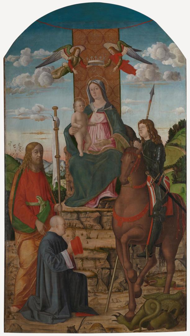 The Virgin and Child with Saints by Giovanni Martini da Udine