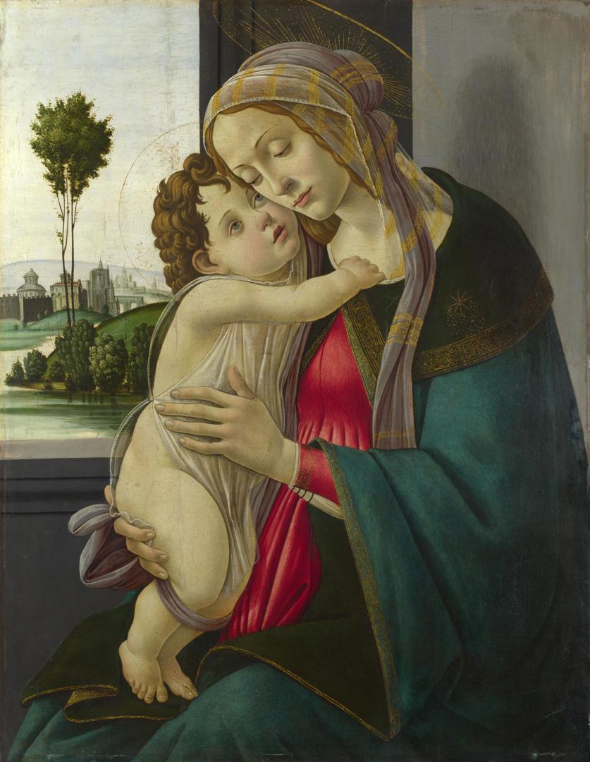 The Virgin and Child by Workshop of Sandro Botticelli