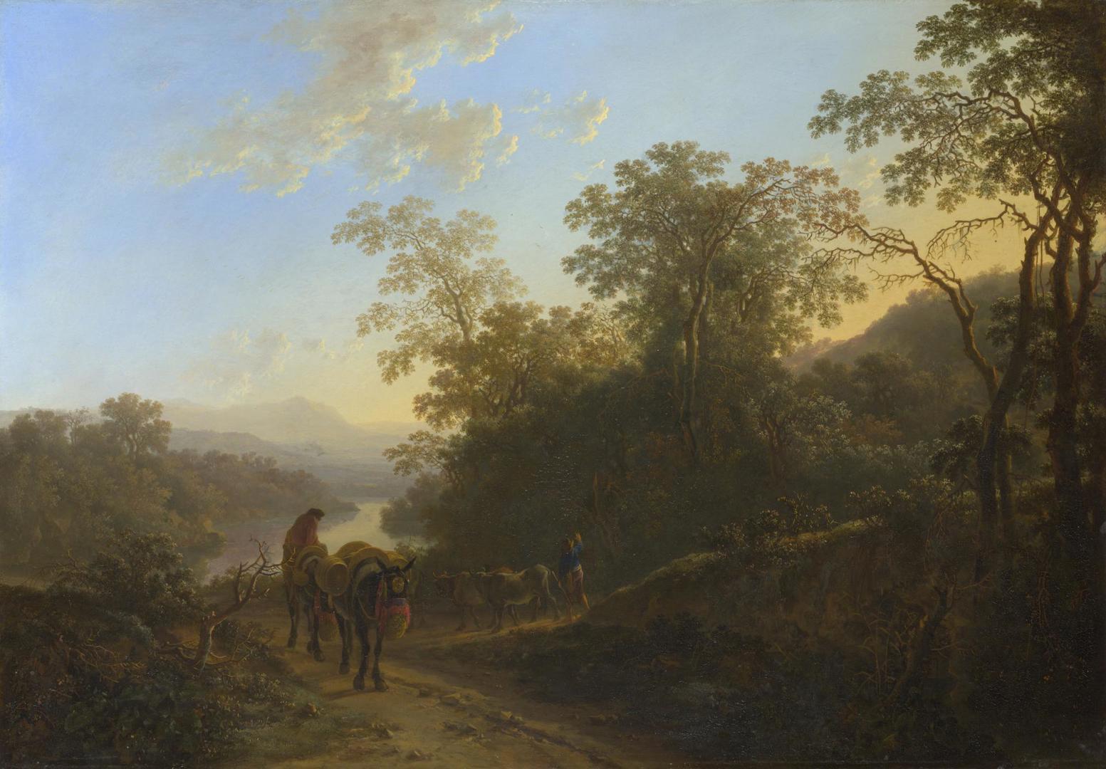 Peasants with Mules and Oxen by Jan Both