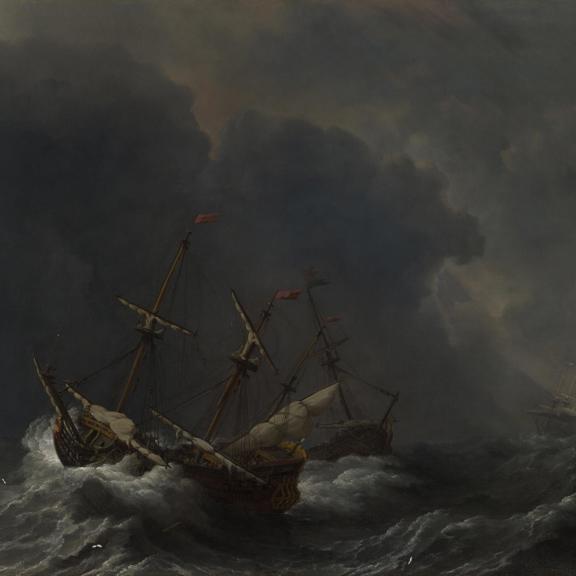Three Ships in a Gale