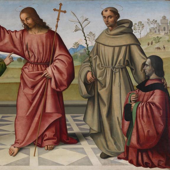The Incredulity of Saint Thomas with a Donor