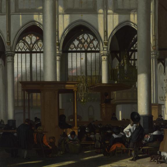 The Interior of the Oude Kerk, Amsterdam