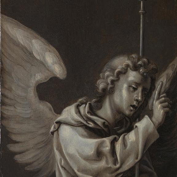 The Archangel Gabriel: Reverse of Left Hand Shutter