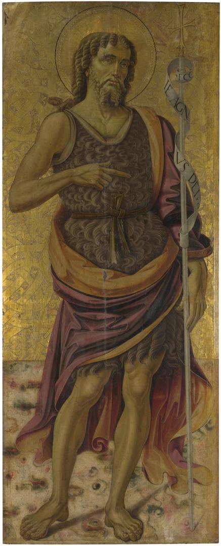 Saint John the Baptist by Probably by Bartolomeo Caporali