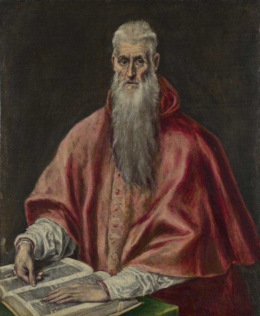Saint Jerome as Cardinal by Possibly by El Greco