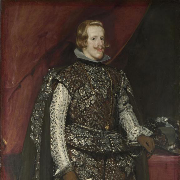 Philip IV of Spain in Brown and Silver