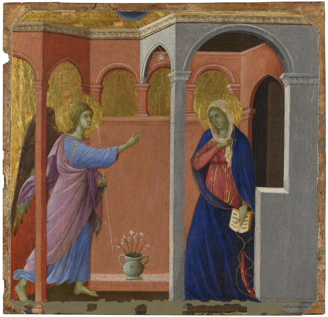 The Annunciation by Duccio