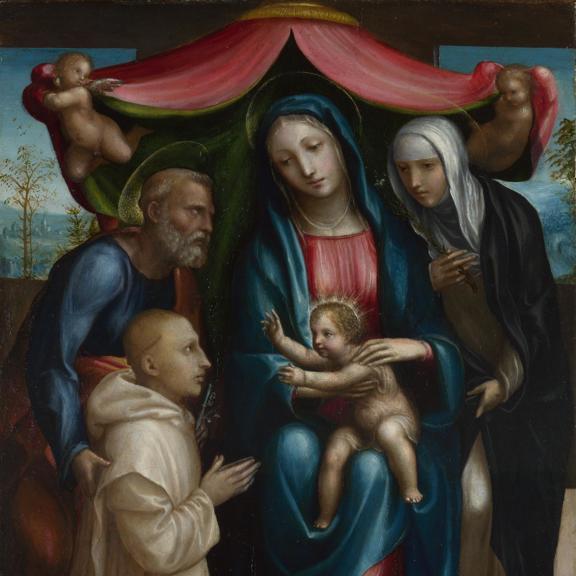 The Madonna and Child with Saints and a Donor
