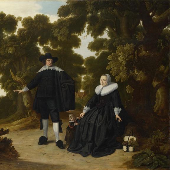 Portrait of Jan van Hensbeeck, his Wife and a Child