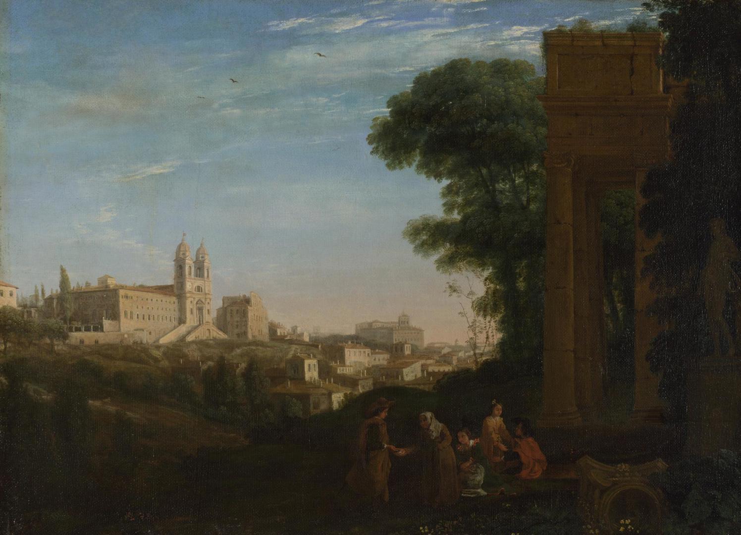 A View in Rome by Claude