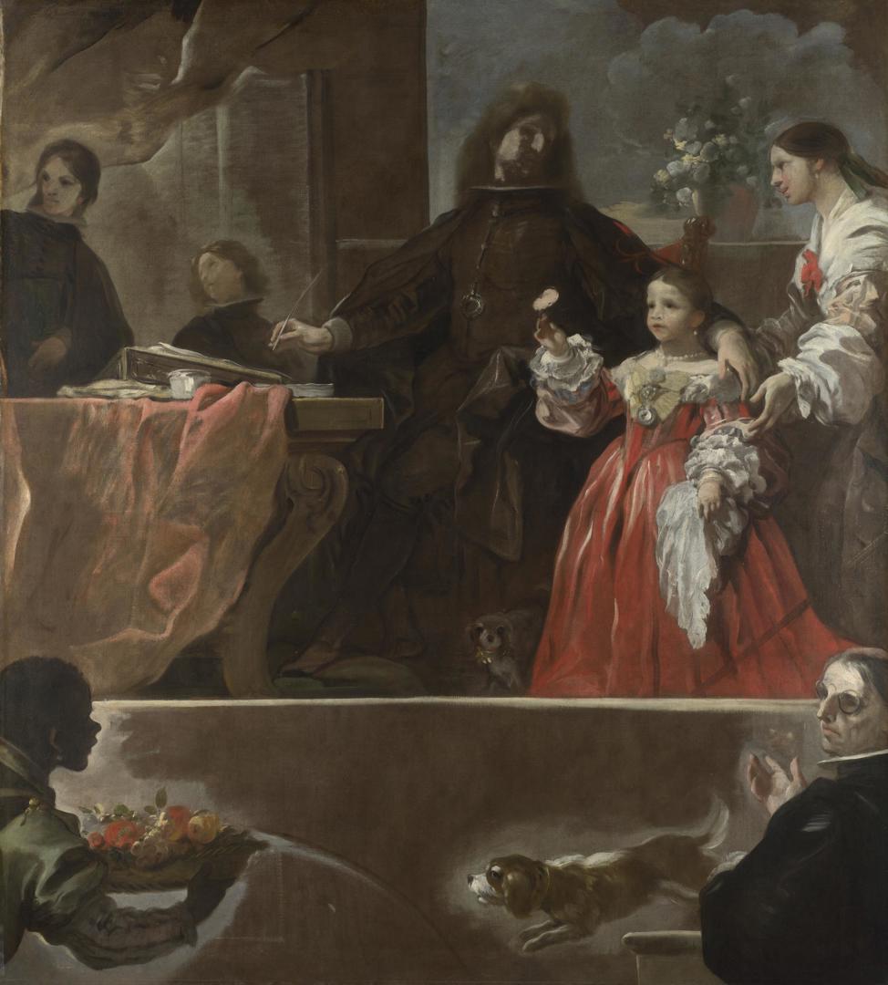 A Homage to Velázquez by Luca Giordano
