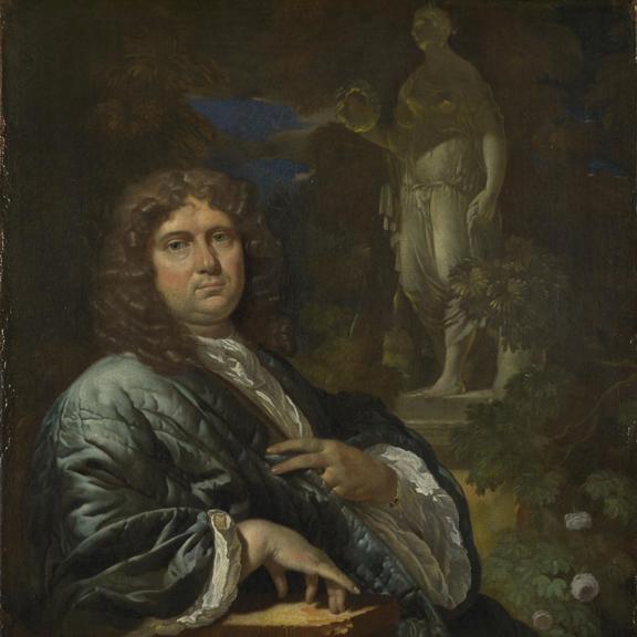 Portrait of a Man in a Quilted Gown