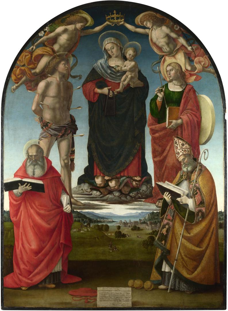 The Virgin and Child with Saints by Luca Signorelli
