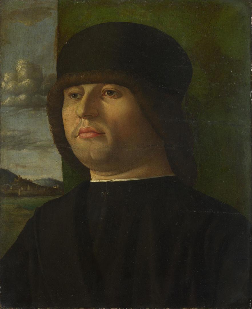 A Man in Black by Italian, Venetian