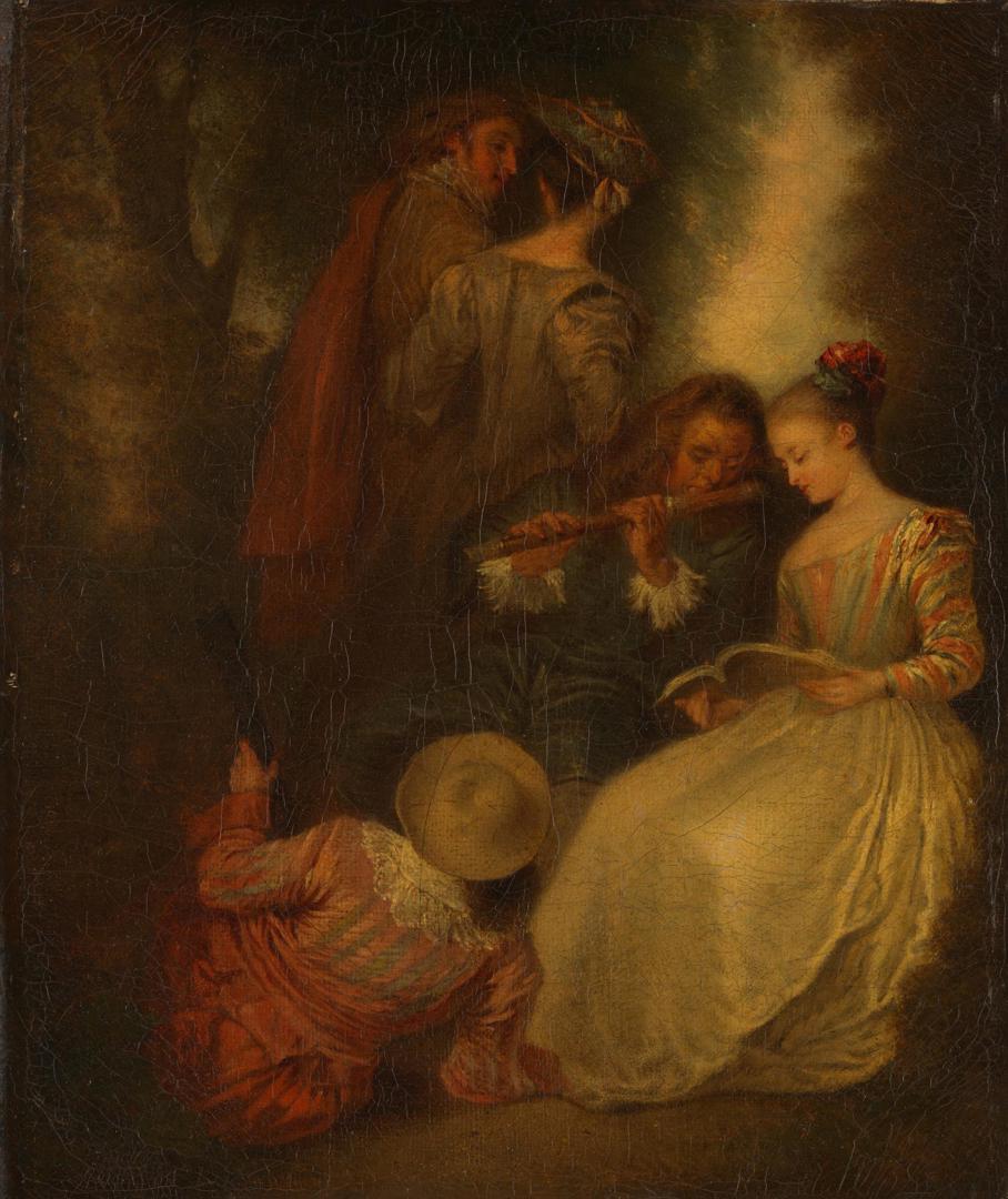 Perfect Harmony by After Jean-Antoine Watteau
