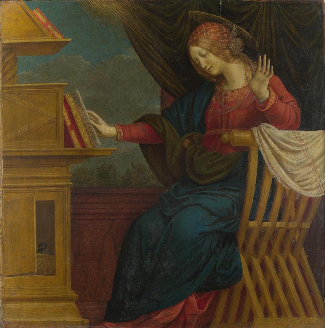 The Annunciation: The Virgin Mary by Gaudenzio Ferrari