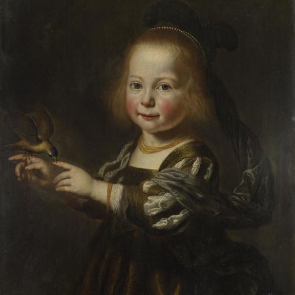 Portrait of Geertruyt Spiegel with a Finch