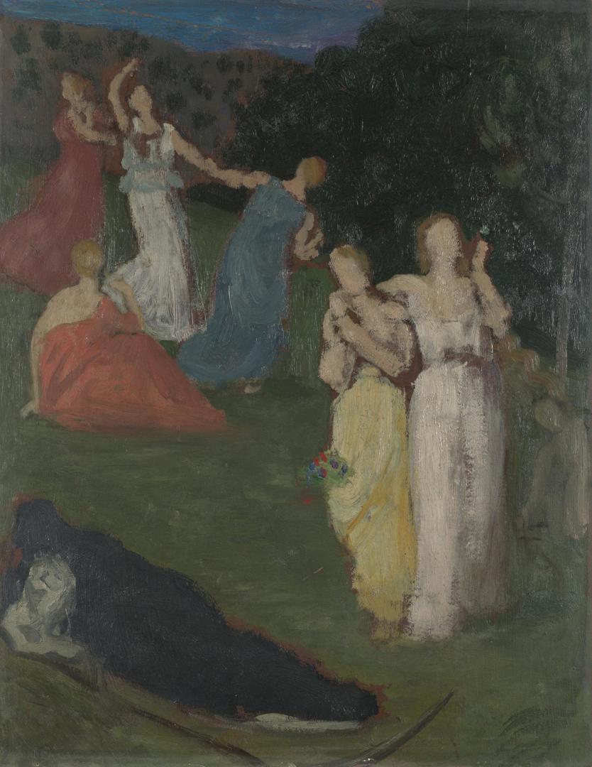 Death and the Maidens by Pierre-Cécile Puvis de Chavannes