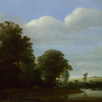 A Landscape with a River by a Wood