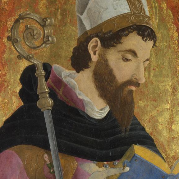 A Bishop Saint, perhaps Saint Augustine