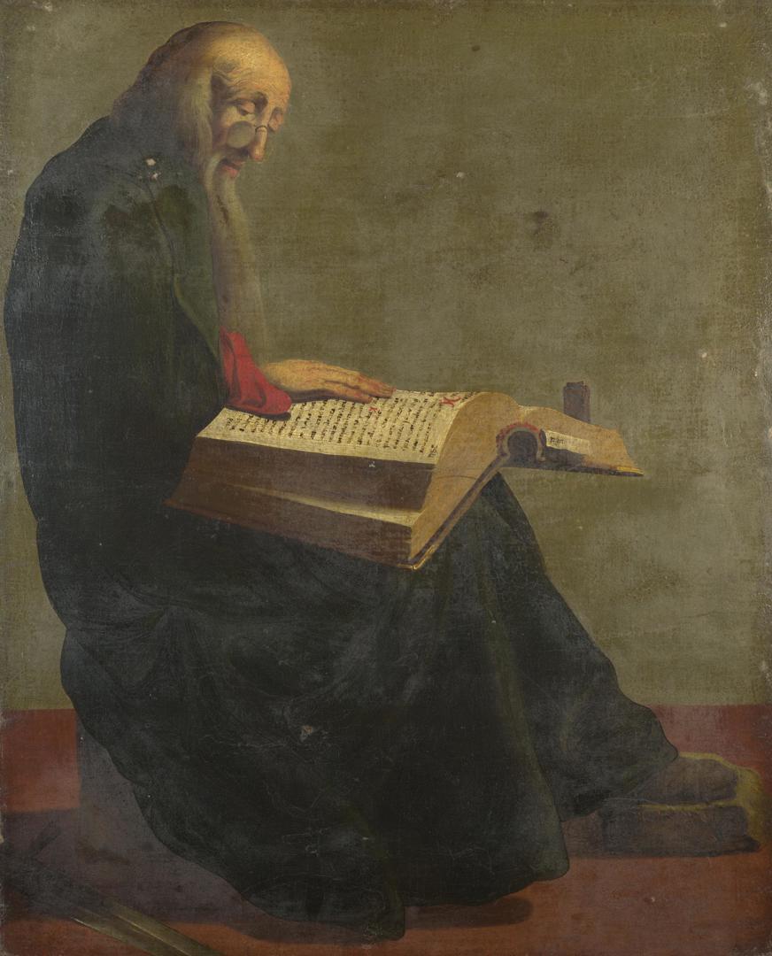 Saint Paul seated reading by After Jacob de Gheyn III