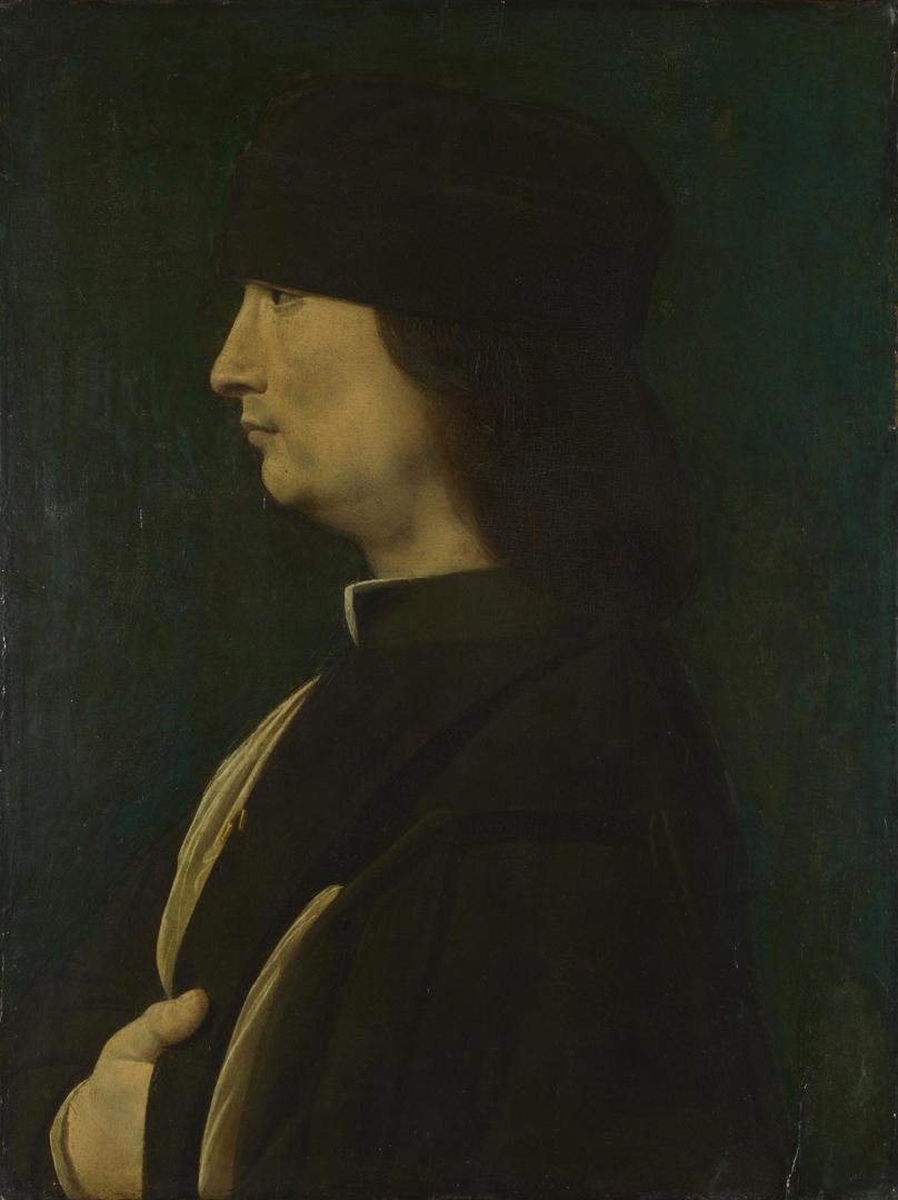 Portrait of a Man in Profile by Giovanni Antonio Boltraffio