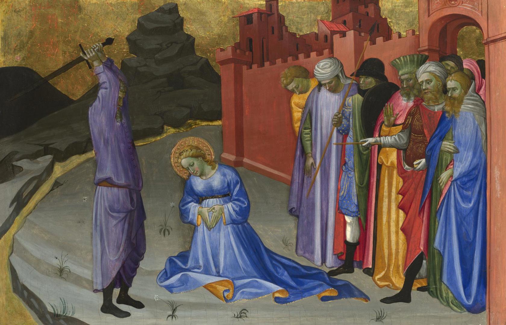 The Beheading of Saint Margaret (?) by Gherardo di Jacopo Starnina (Master of the Bambino Vispo)