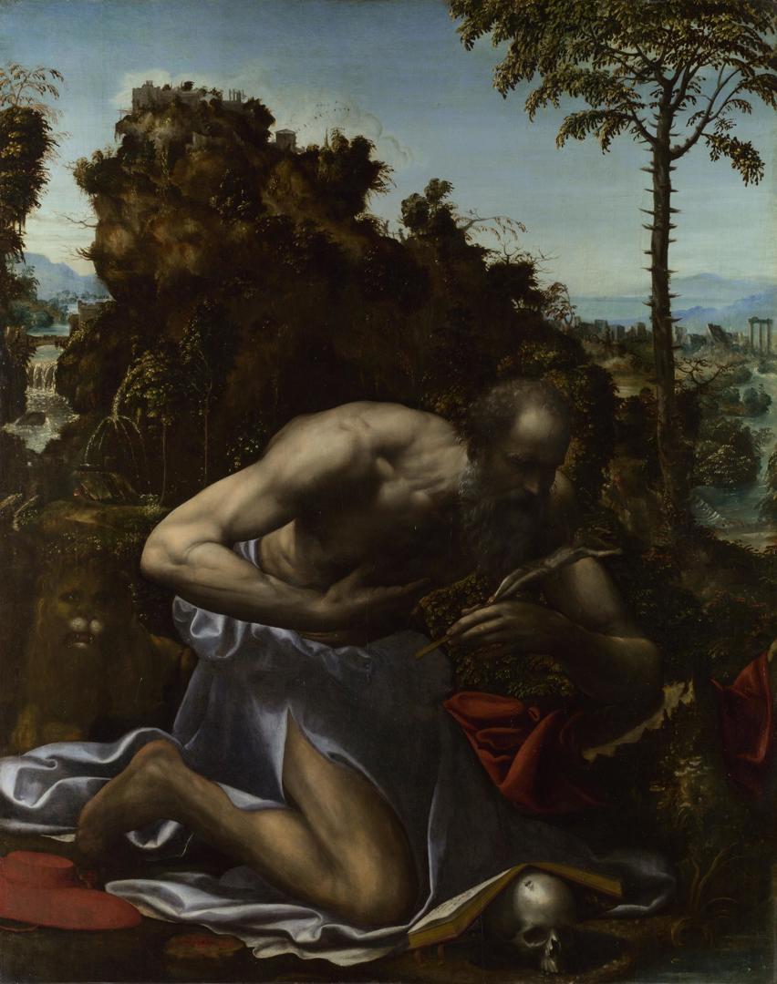 Saint Jerome in Penitence by Sodoma