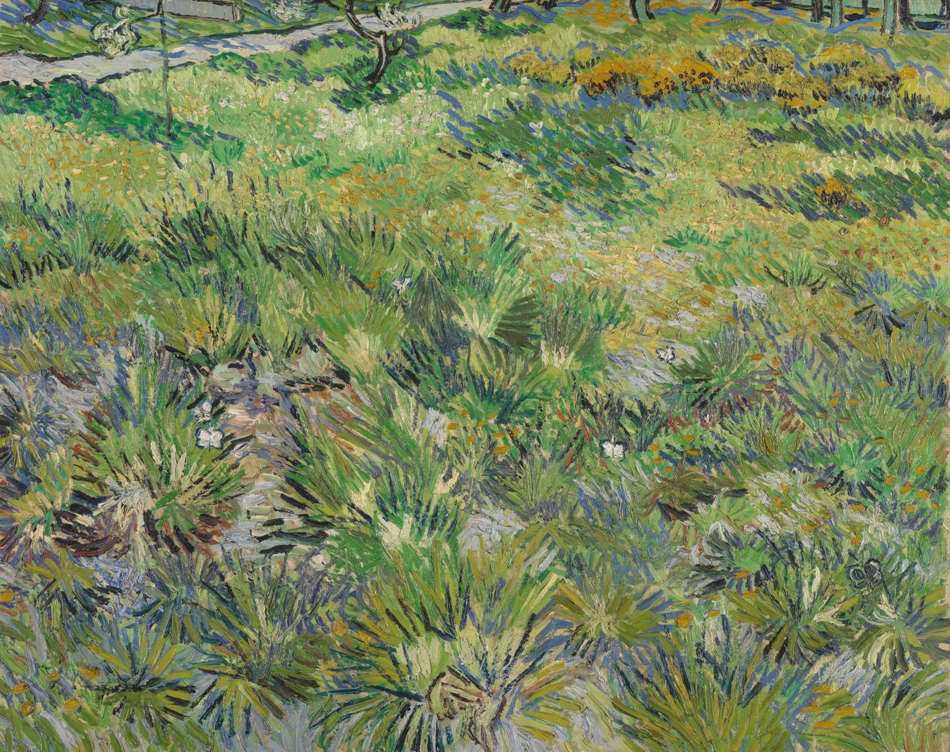 Long Grass with Butterflies by Vincent van Gogh